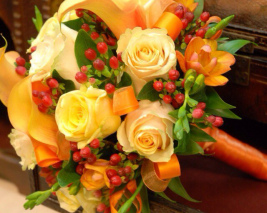 Свадебный букет Яркий день